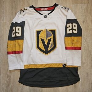 Las Vegas Golden Knights Marc Andre Fleury #29 White Adidas NHL Jersey Size 50